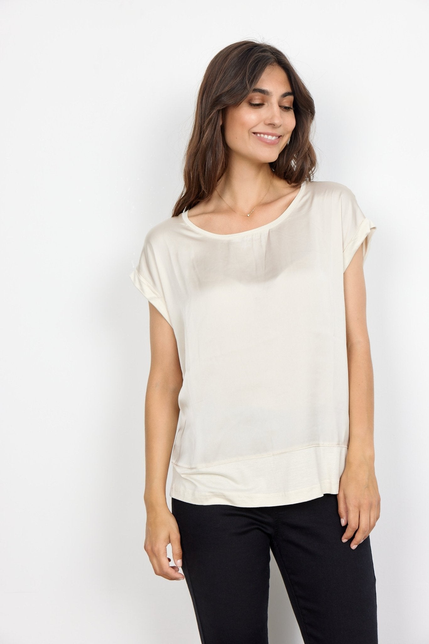 Soya Concept Thilde 6 T-Shirt - Blue Water Clothing