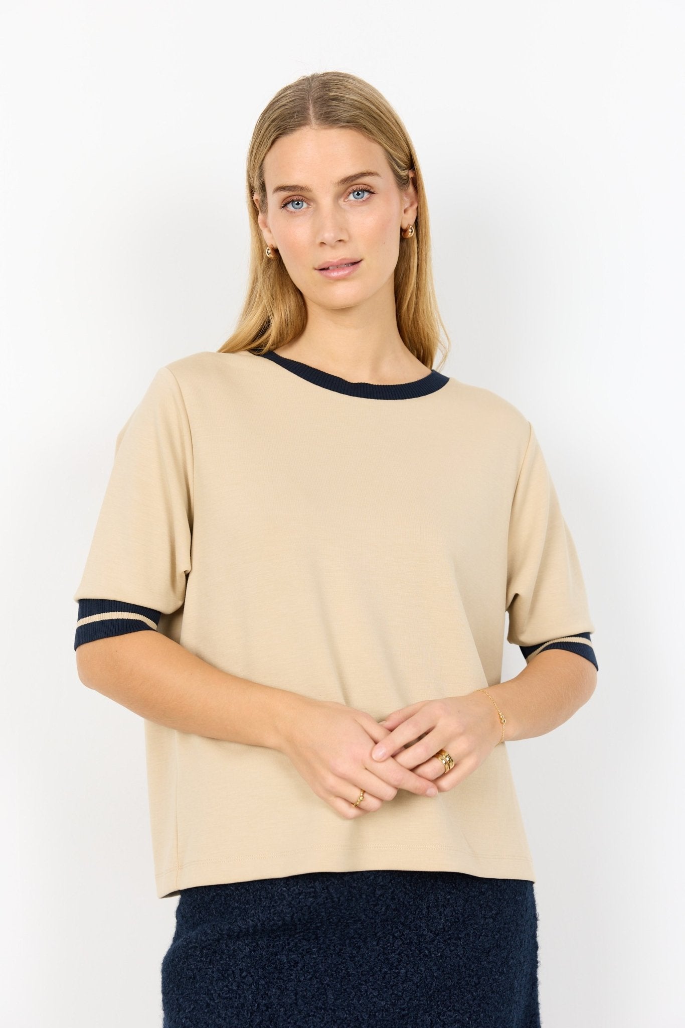 Soya ConceptSoya Concept Banu 286 BlouseTopsBeige - Blue Water Clothing