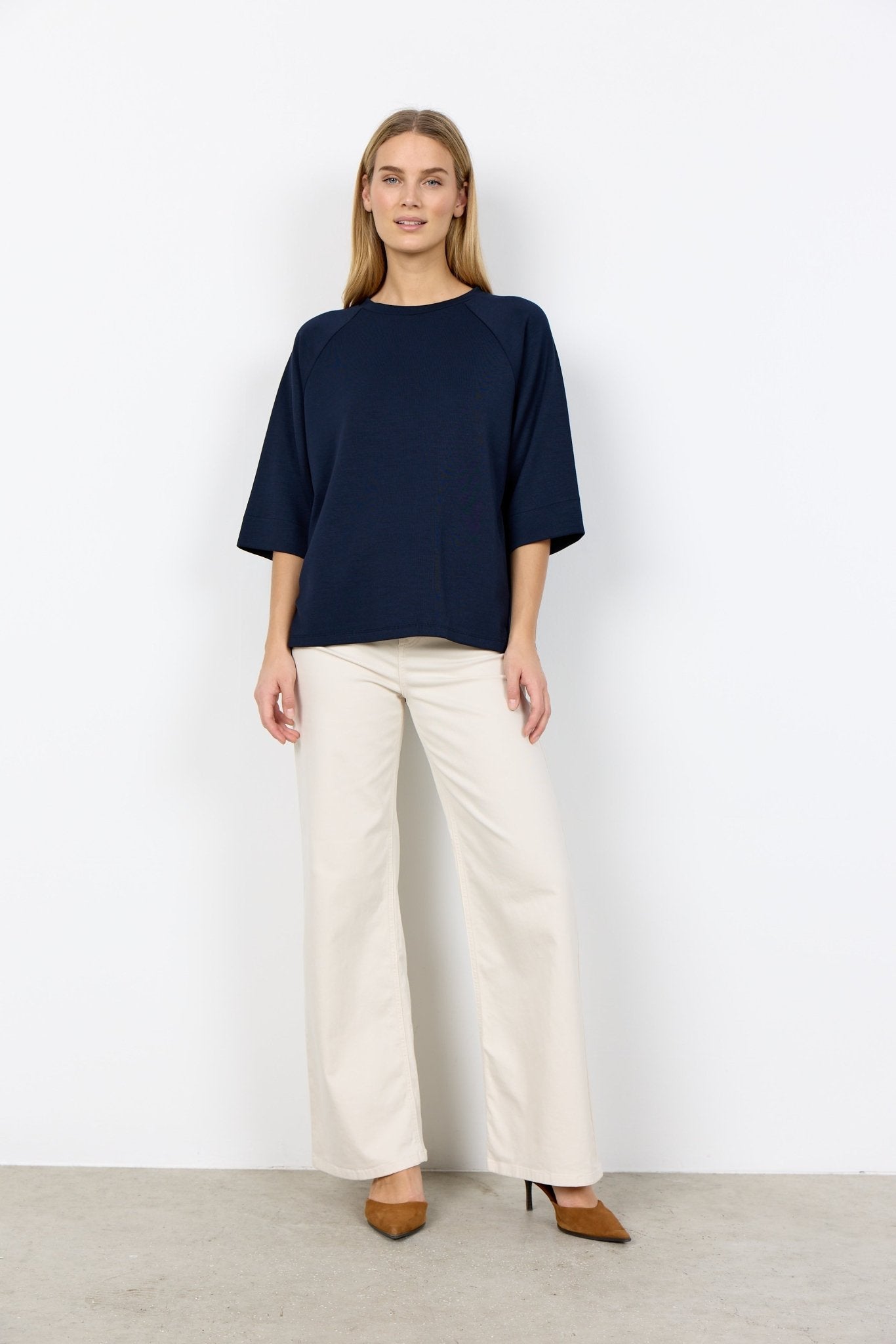 Soya ConceptSoya Concept Banu 288 T-ShirtTopsCream - Blue Water Clothing