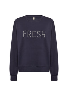 Soya ConceptSoya Concept Banu 291 FRESH SweatshirtTopsCream - Blue Water Clothing