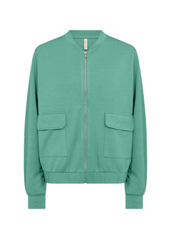 Soya ConceptSoya Concept Banu 293 Zip Through TopTopsFrost - Blue Water Clothing