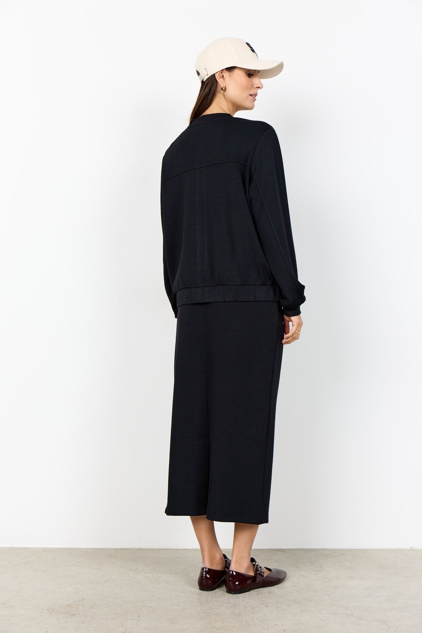 Soya ConceptSoya Concept Banu 293 Zip Through TopTopsCream - Blue Water Clothing