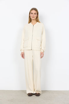 Soya ConceptSoya Concept Banu 293 Zip Through TopTopsCream - Blue Water Clothing