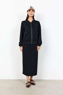 Soya ConceptSoya Concept Banu 293 Zip Through TopTopsBlack - Blue Water Clothing