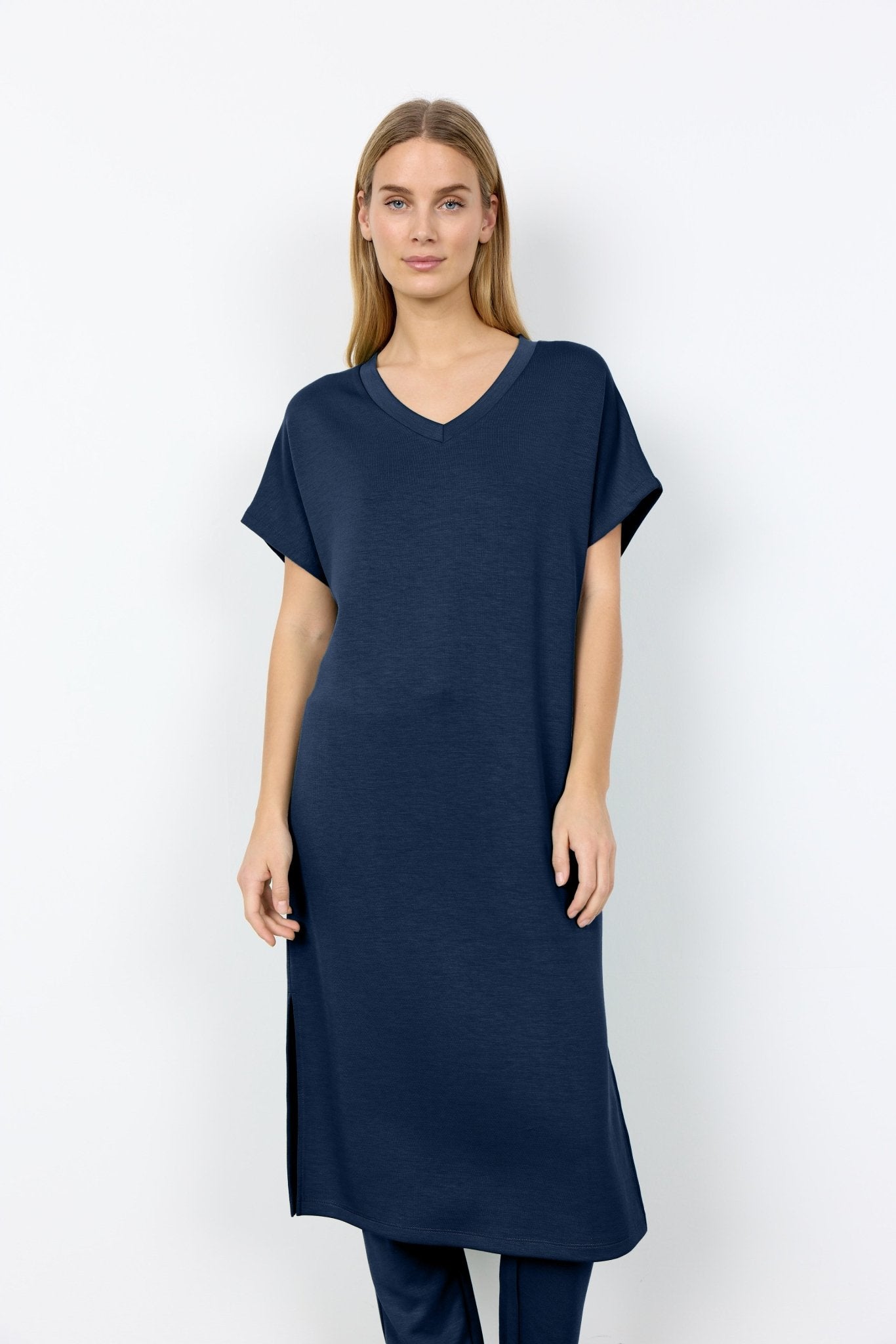 Soya ConceptSoya Concept Banu 296 Midi DressDressesNavy - Blue Water Clothing