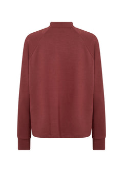 Soya ConceptSoya Concept Banu 332 Mock Neck BlouseClothingMadder Brown - Blue Water Clothing