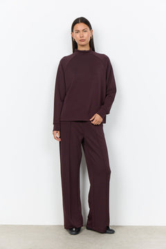 Soya ConceptSoya Concept Banu 332 Mock Neck BlouseClothingMadder Brown - Blue Water Clothing