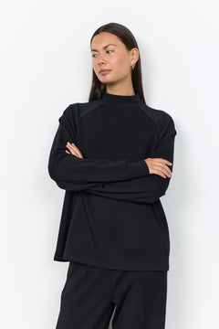 Soya ConceptSoya Concept Banu 332 Mock Neck BlouseClothingMadder Brown - Blue Water Clothing