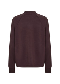 Soya ConceptSoya Concept Banu 332 Mock Neck BlouseClothingMadder Brown - Blue Water Clothing