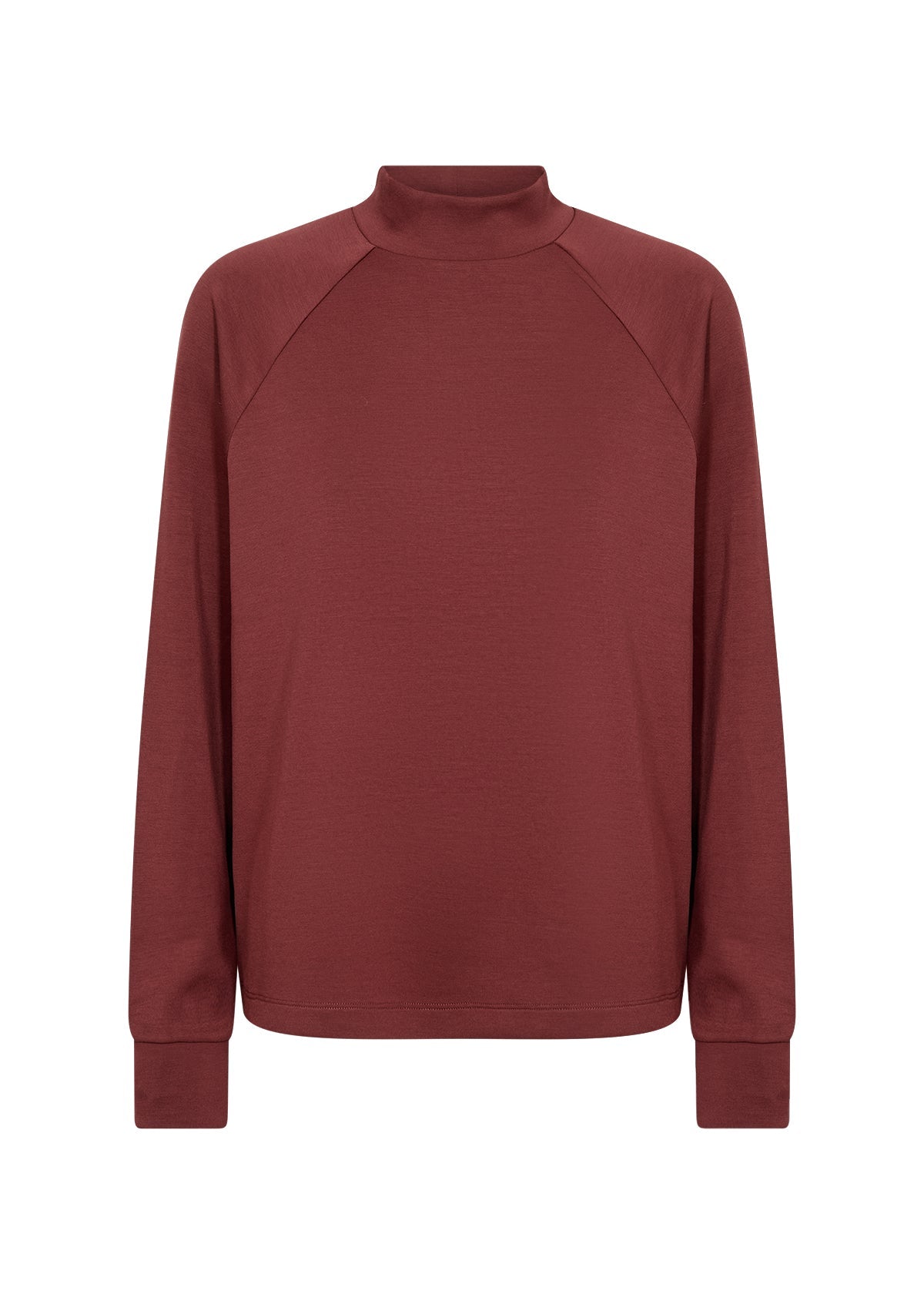 Soya ConceptSoya Concept Banu 332 Mock Neck BlouseClothingMadder Brown - Blue Water Clothing