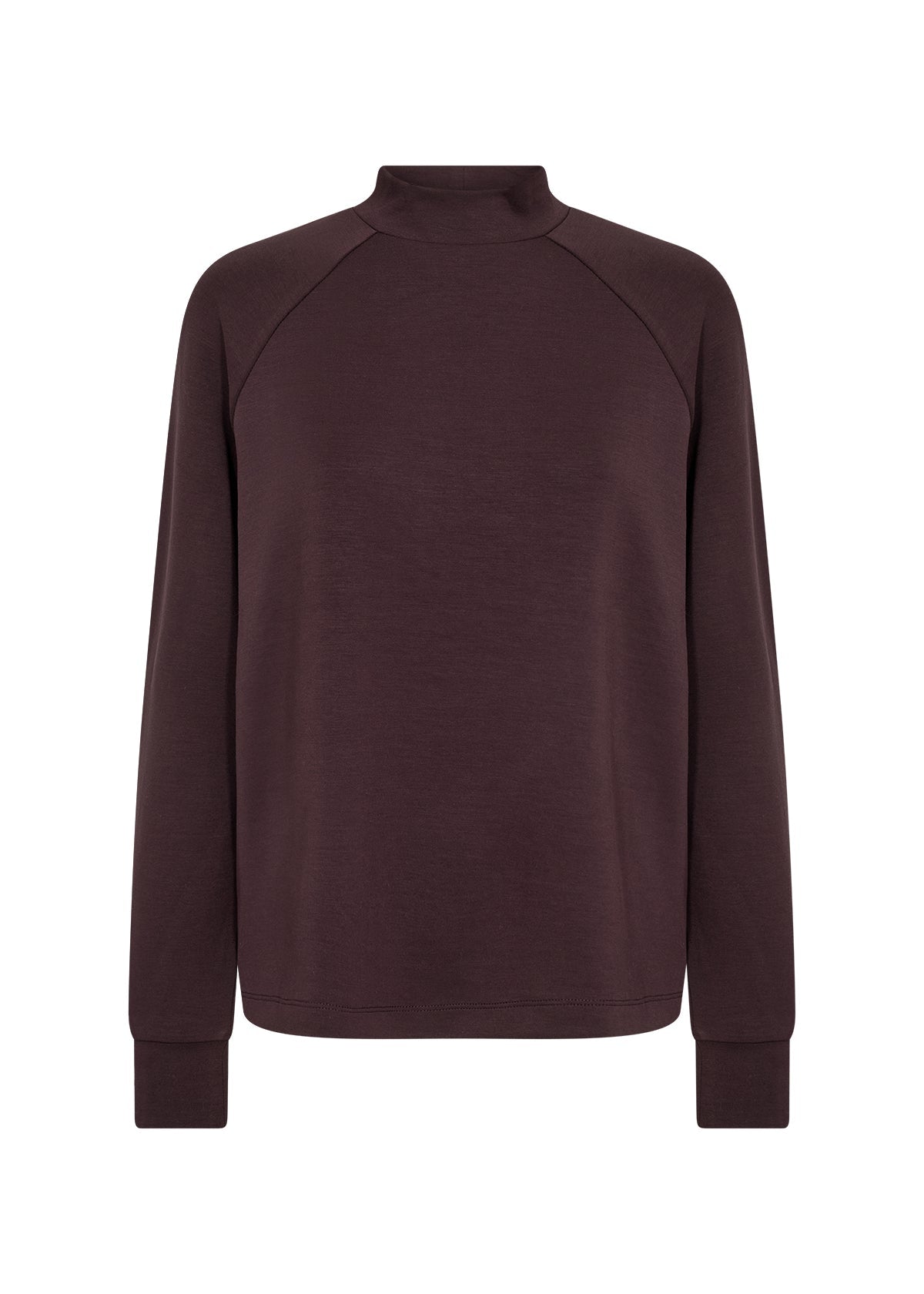Soya ConceptSoya Concept Banu 332 Mock Neck BlouseClothingMadder Brown - Blue Water Clothing