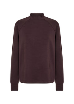 Soya ConceptSoya Concept Banu 332 Mock Neck BlouseClothingMadder Brown - Blue Water Clothing
