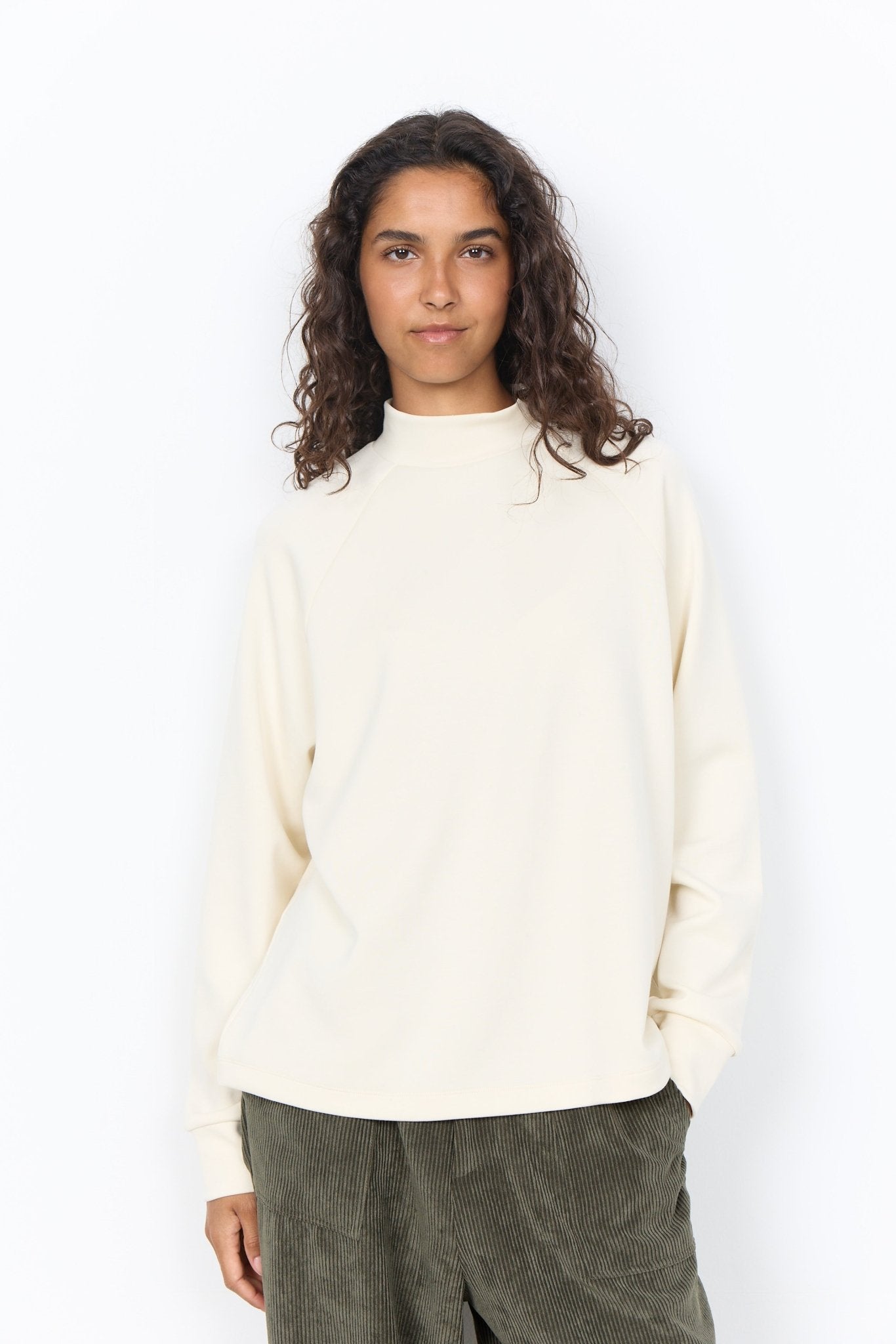 Soya ConceptSoya Concept Banu 332 Mock Neck BlouseClothingMadder Brown - Blue Water Clothing