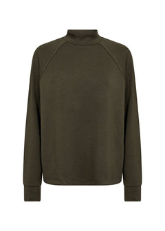 Soya ConceptSoya Concept Banu 332 Mock Neck BlouseClothingMadder Brown - Blue Water Clothing