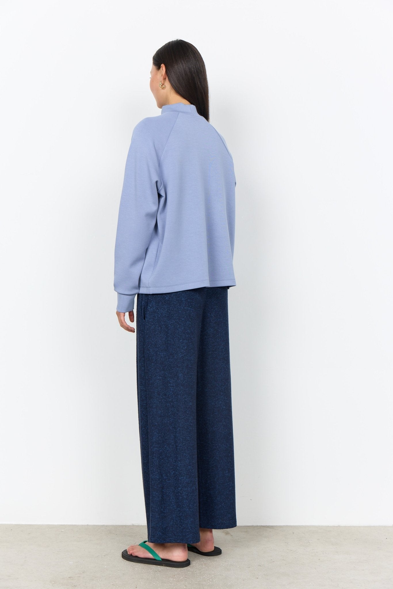Soya ConceptSoya Concept Banu 332 Mock Neck BlouseClothingMadder Brown - Blue Water Clothing