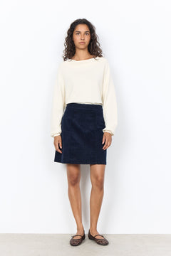 Soya ConceptSoya Concept Banu 333 Slouch Neck TopClothingCream - Blue Water Clothing