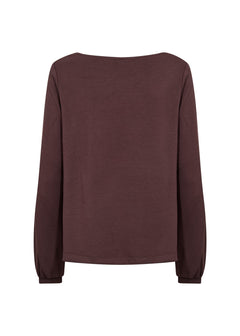 Soya ConceptSoya Concept Banu 333 Slouch Neck TopClothingChocolate Plum - Blue Water Clothing
