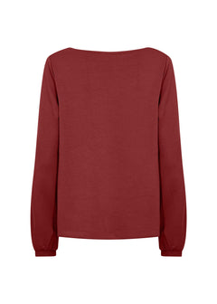 Soya ConceptSoya Concept Banu 333 Slouch Neck TopClothingMadder Brown - Blue Water Clothing