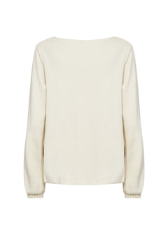 Soya ConceptSoya Concept Banu 333 Slouch Neck TopClothingCream - Blue Water Clothing