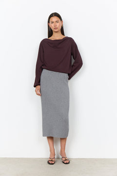 Soya ConceptSoya Concept Banu 333 Slouch Neck TopClothingChocolate Plum - Blue Water Clothing