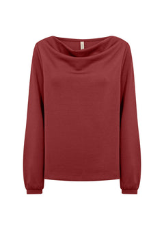 Soya ConceptSoya Concept Banu 333 Slouch Neck TopClothingMadder Brown - Blue Water Clothing