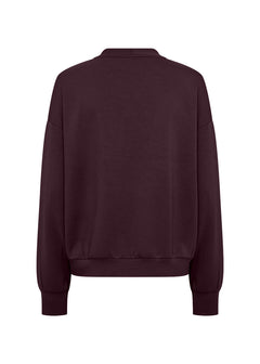 Soya ConceptSoya Concept Banu 334 Quarter Zip BlouseClothingChocolate Plum - Blue Water Clothing