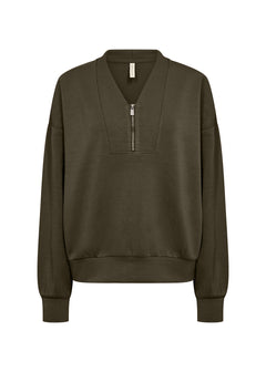Soya ConceptSoya Concept Banu 334 Quarter Zip BlouseClothingForest Night - Blue Water Clothing