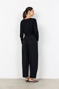 Soya Concept Banu 339 TrousersDark Earth Melange - Blue Water Clothing