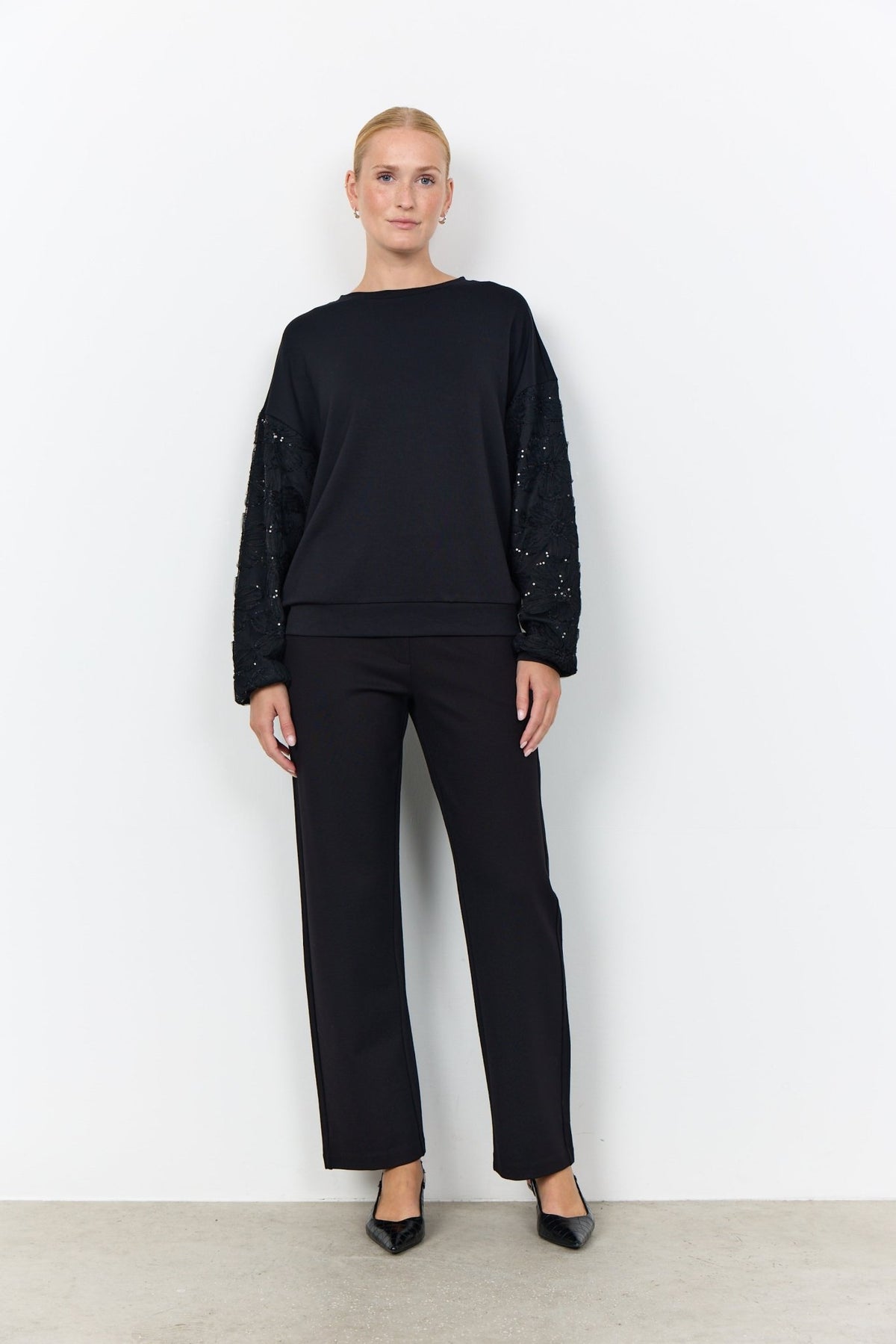 Soya Concept Banu 344 SweatshirtBlack - Blue Water Clothing