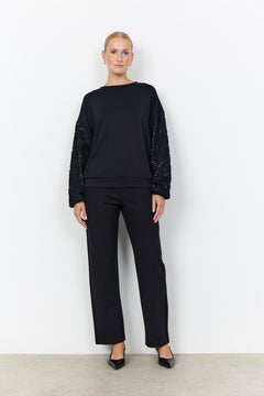 Soya Concept Banu 344 SweatshirtBlack - Blue Water Clothing