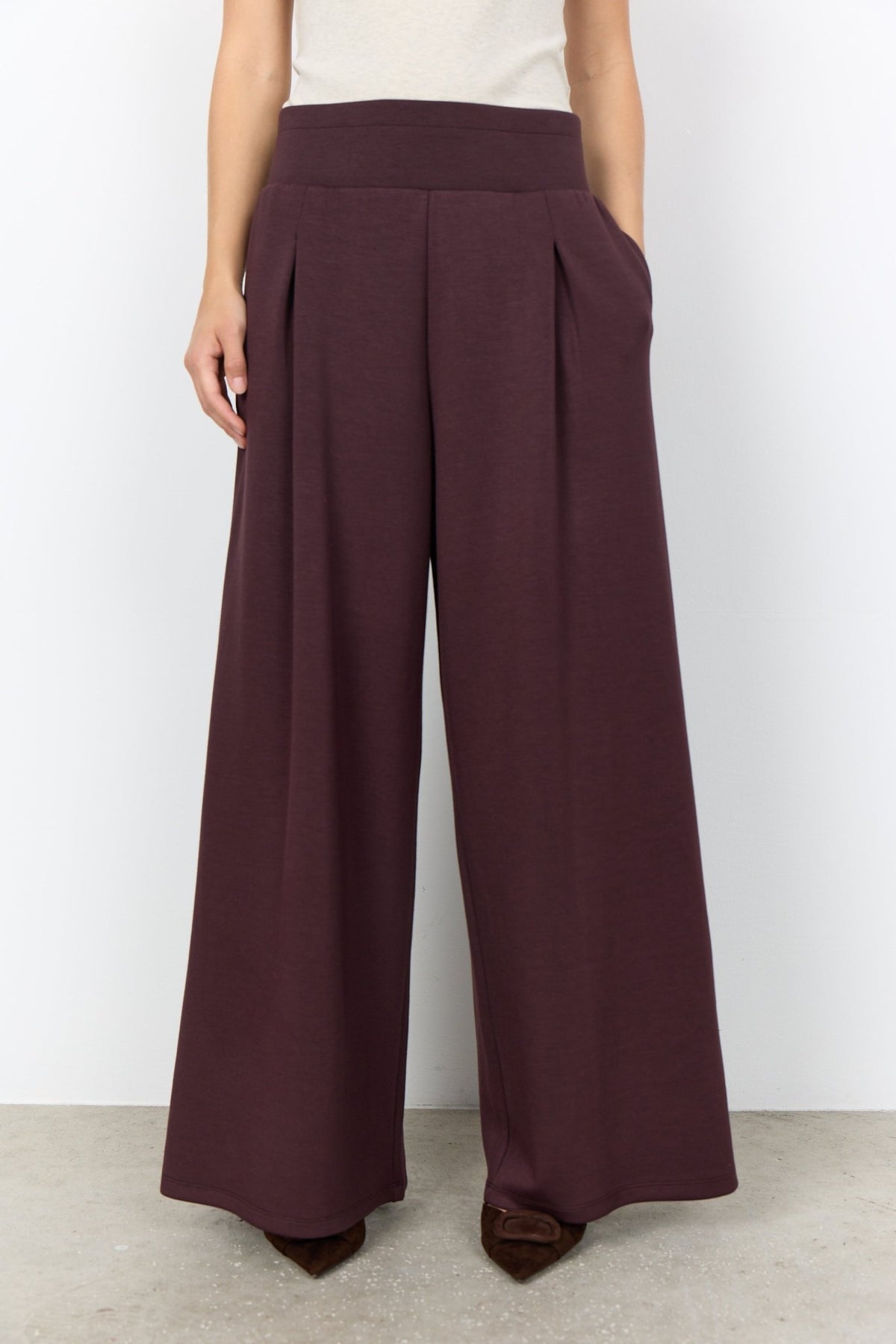Soya Concept Banu 353 TrousersChocolate Plum - Blue Water Clothing