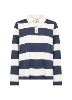 Soya ConceptSoya Concept Barni 48 Stripe TopTopsNavy - Blue Water Clothing