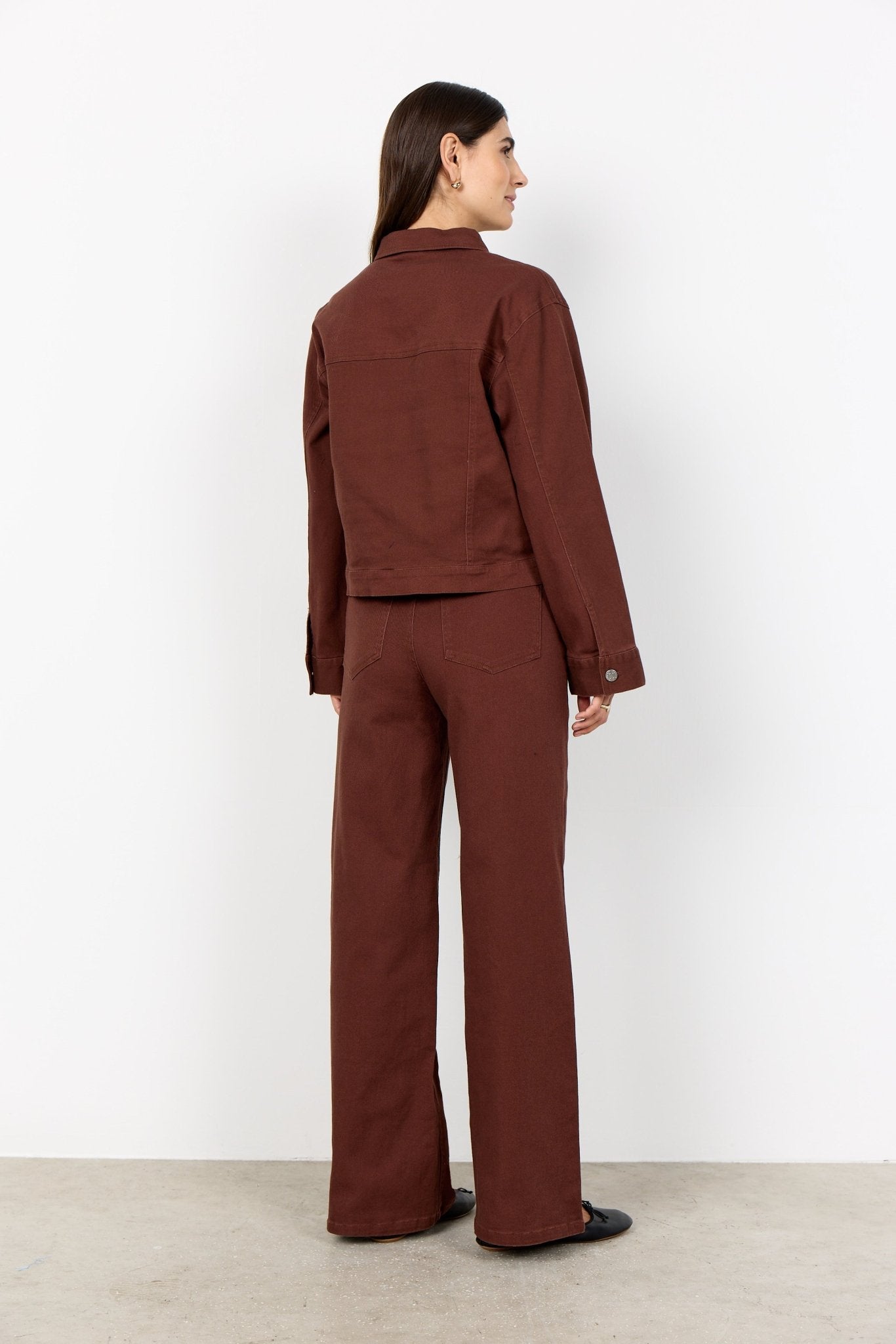 Soya ConceptSoya Concept Bess 1 Denim jacketCoats & JacketsChocolate - Blue Water Clothing