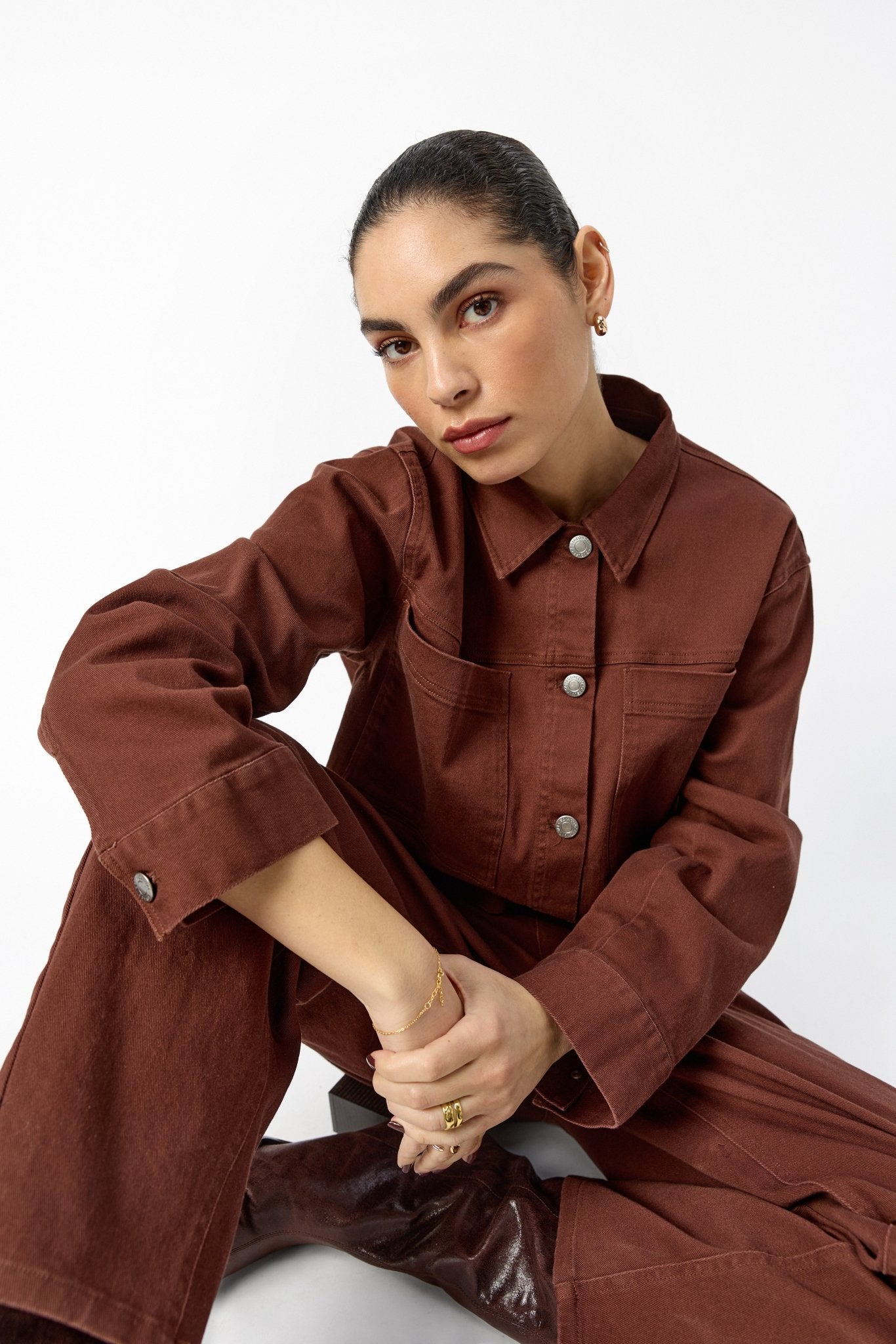 Soya ConceptSoya Concept Bess 1 Denim jacketCoats & JacketsCream - Blue Water Clothing