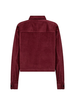Soya ConceptSoya Concept Bindi 18 Cord Jacket WineCoats & JacketsWine - Blue Water Clothing