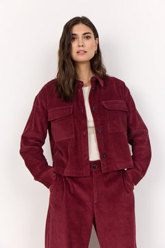 Soya ConceptSoya Concept Bindi 18 Cord Jacket WineCoats & JacketsWine - Blue Water Clothing