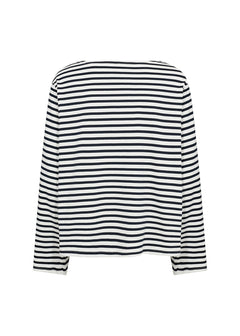 Soya ConceptSoya Concept Bri 1 Stripe TopTopsNavy - Blue Water Clothing