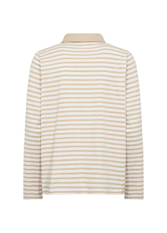 Soya ConceptSoya Concept Bri 2 Stripe TopTopsTan - Blue Water Clothing
