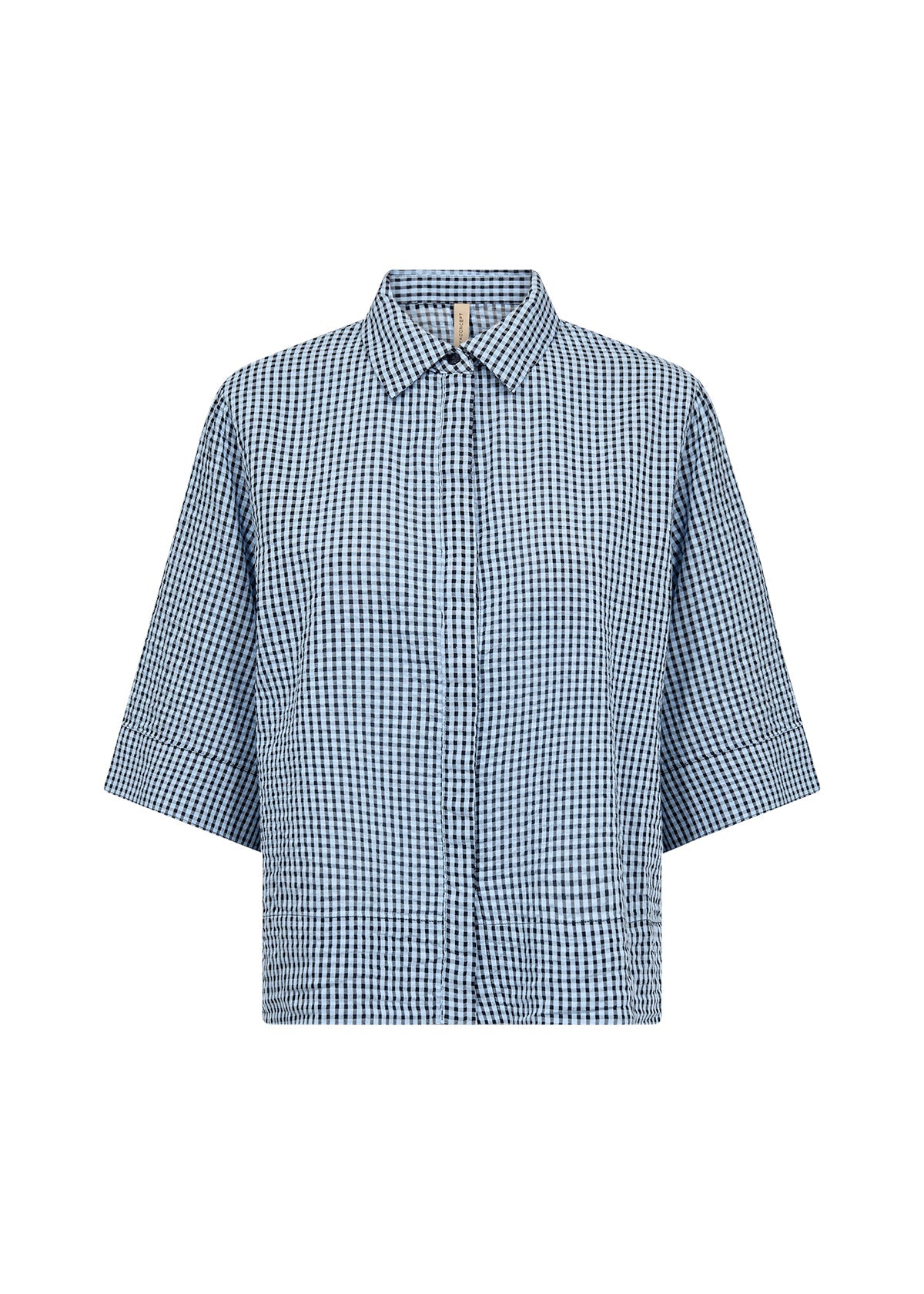 Soya ConceptSoya Concept Canelita 1 BlouseTopsNavy Check - Blue Water Clothing
