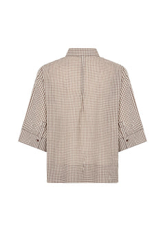 Soya ConceptSoya Concept Canelita 1 BlouseTopsBrown Check - Blue Water Clothing
