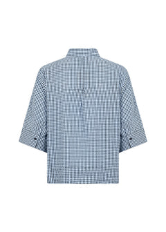 Soya ConceptSoya Concept Canelita 1 BlouseTopsNavy Check - Blue Water Clothing