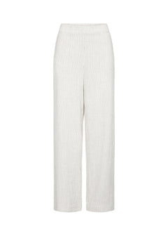 Soya ConceptSoya Concept Cannie 2 - B Striped Linen TrouserBottomsWhite/Grey Stripe - Blue Water Clothing