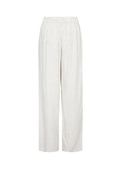 Soya ConceptSoya Concept Cannie 2 - B Striped Linen TrouserBottomsWhite/Grey Stripe - Blue Water Clothing