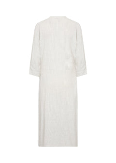 Soya ConceptSoya Concept Cannie 3 Striped Linen DressDressesWhite/Grey Stripe - Blue Water Clothing