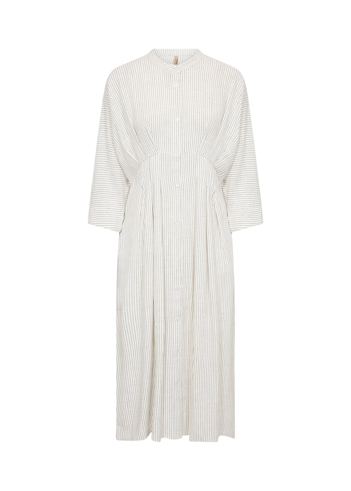 Soya ConceptSoya Concept Cannie 3 Striped Linen DressDressesWhite/Grey Stripe - Blue Water Clothing