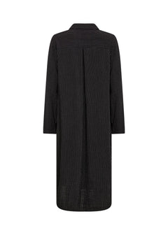 Soya ConceptSoya Concept Cannie 4 Striped Linen DressDressesBlack/Grey Stripe - Blue Water Clothing