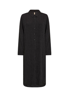 Soya ConceptSoya Concept Cannie 4 Striped Linen DressDressesBlack/Grey Stripe - Blue Water Clothing