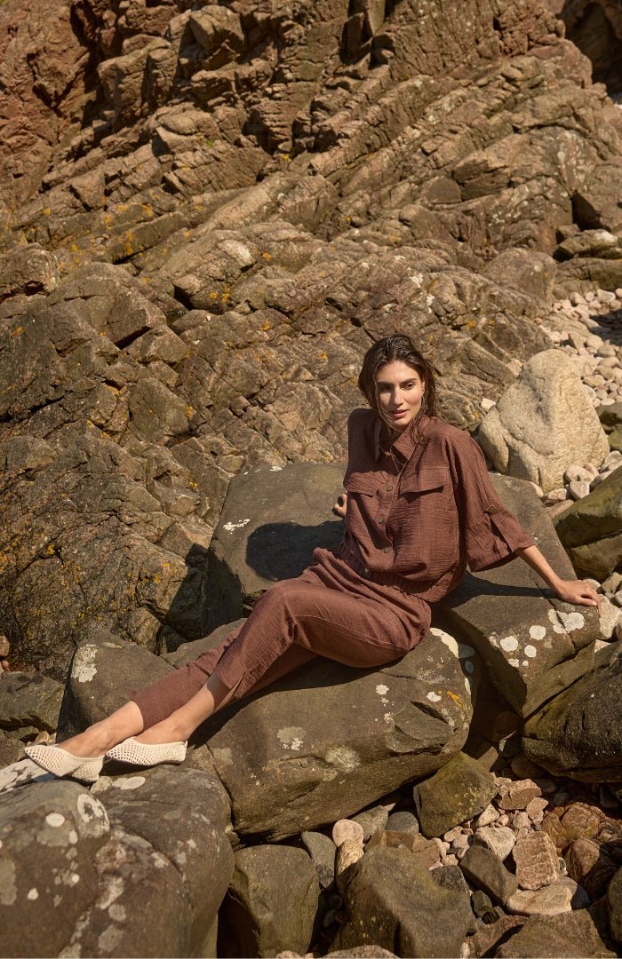 Soya ConceptSoya Concept Charissa 2 - B TrousersBottomsChocolate - Blue Water Clothing