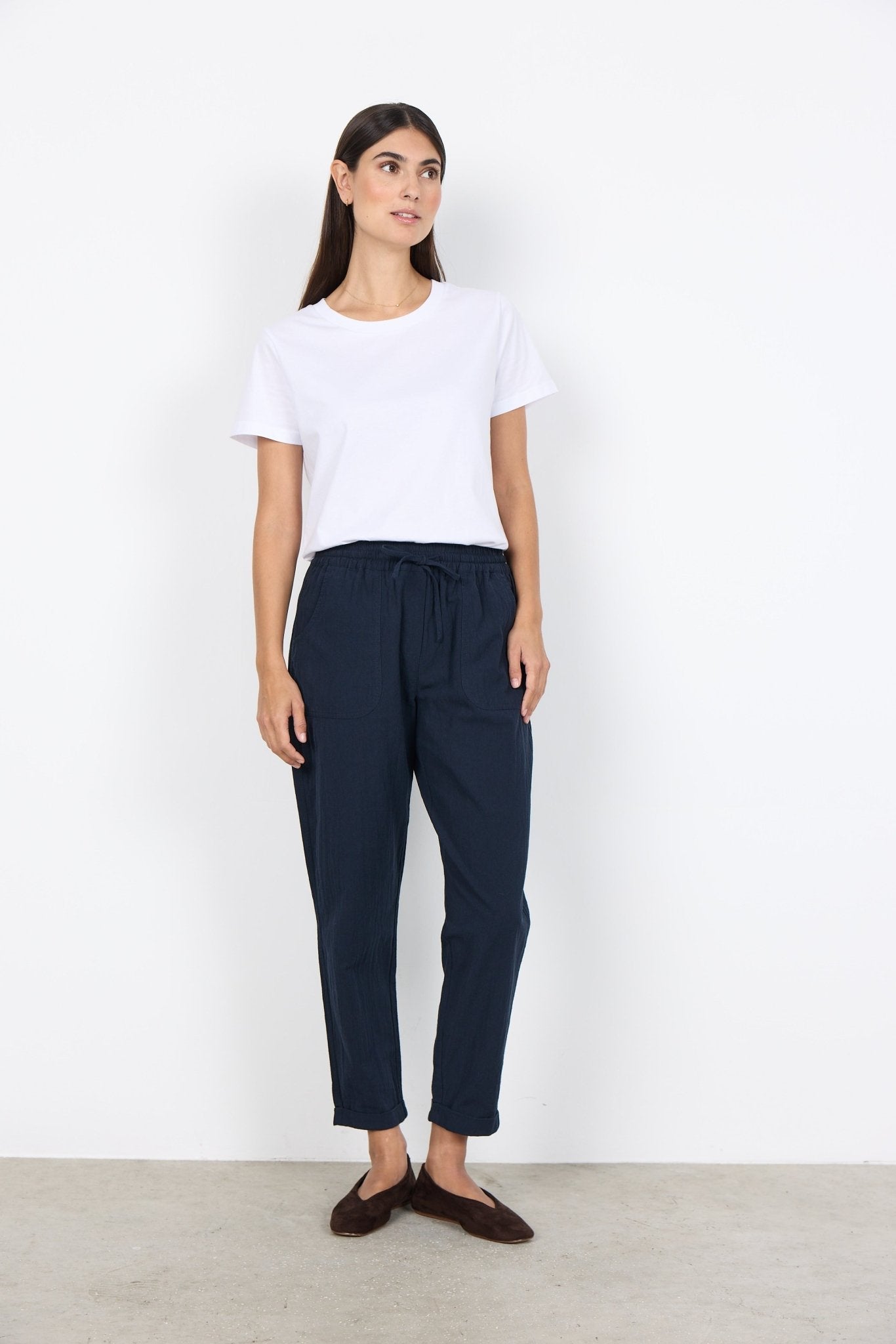 Soya ConceptSoya Concept Cissie 10 - C TrouserBottomsCream - Blue Water Clothing