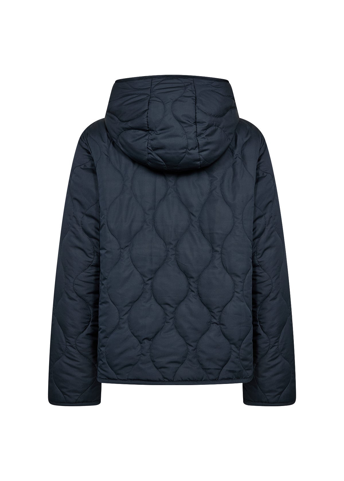Soya ConceptSoya Concept GELA 2 Reversible Short Puffer CoatCoatNavy - Blue Water Clothing